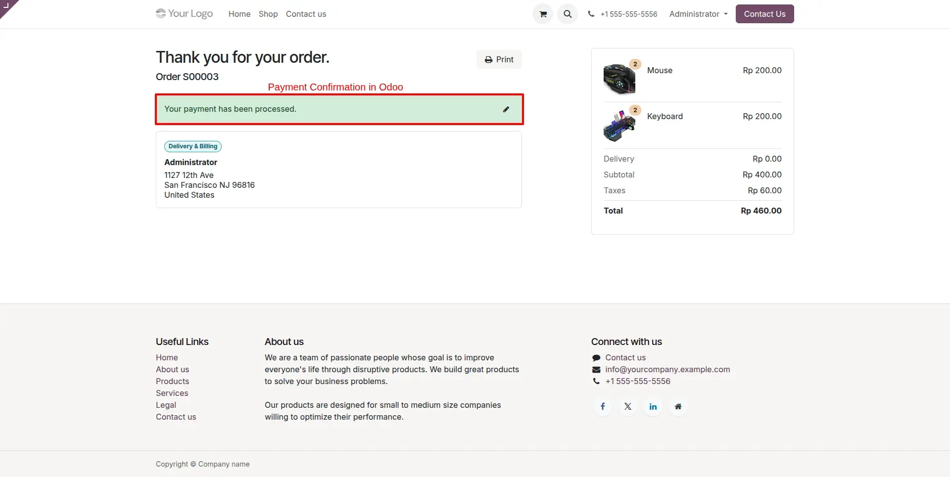 Payment Confirmation