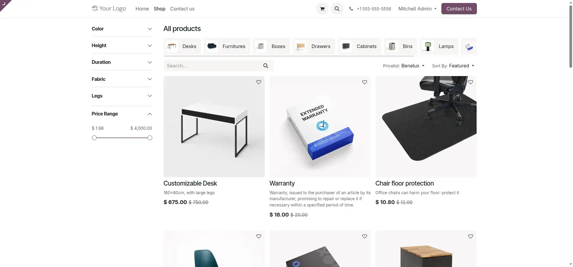 Product Selection and Add to Cart