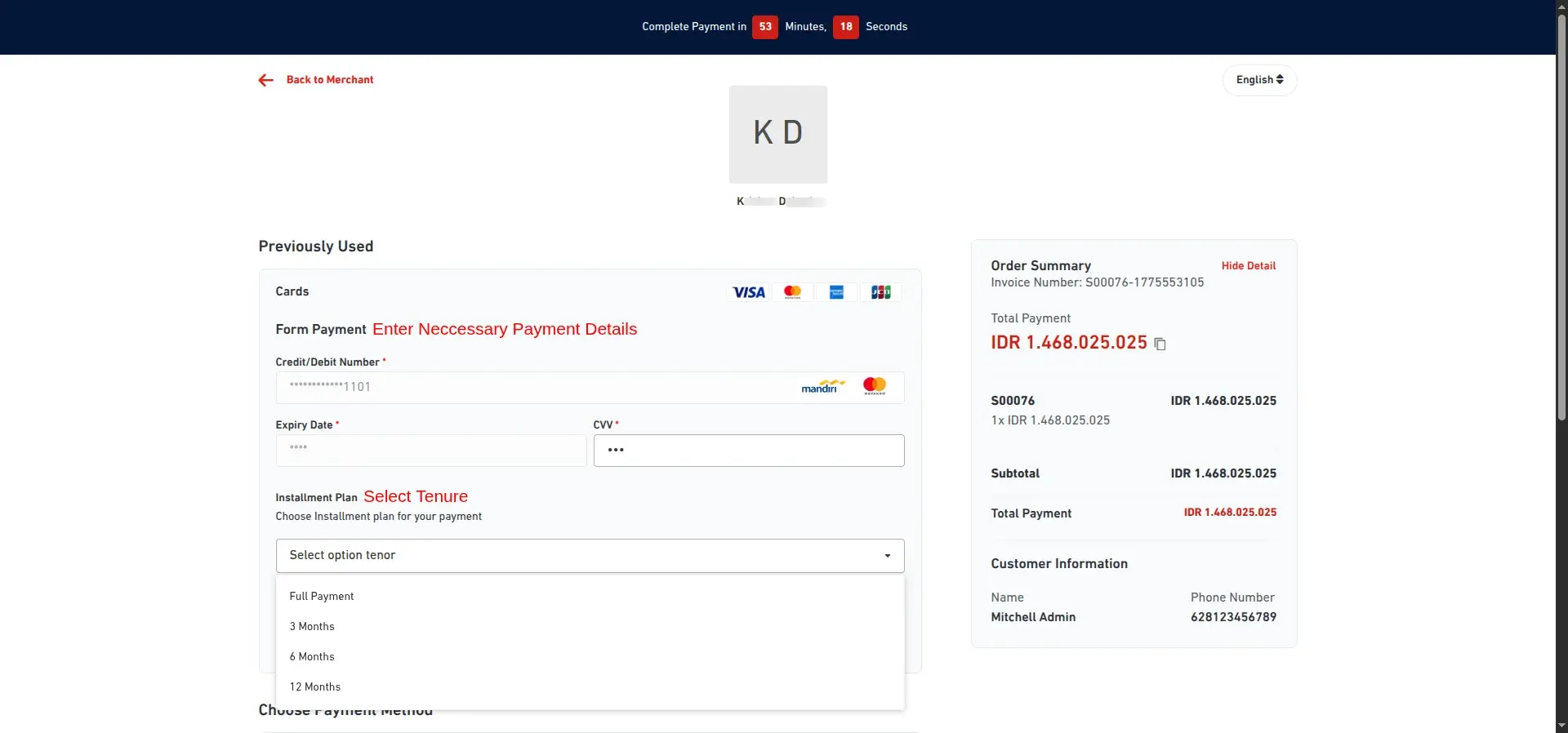 DOKU Payment Success and Odoo Confirmation