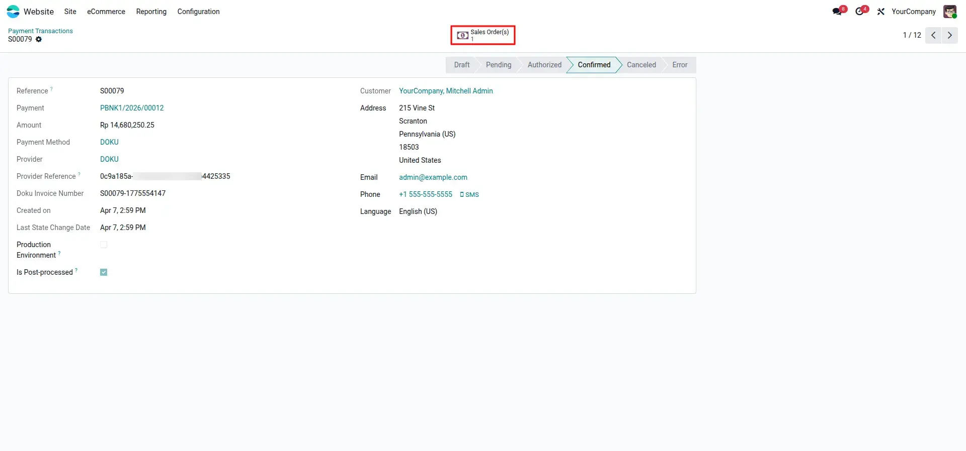 Transaction Tracking