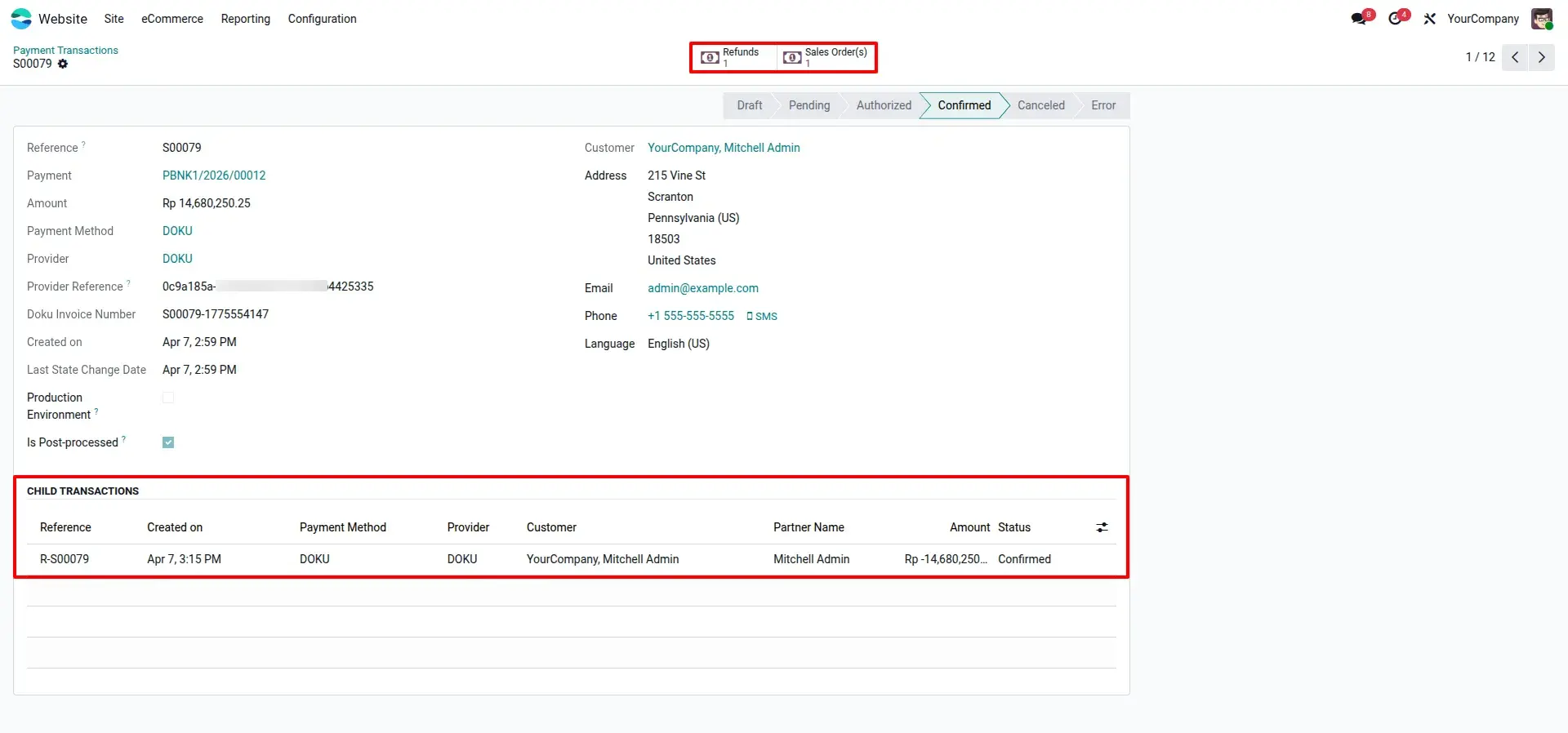Refund Confirmation and Audit Log
