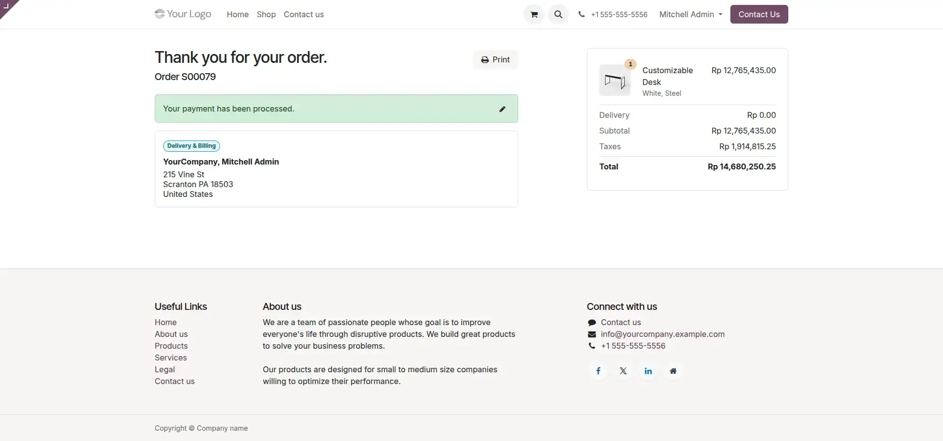 DOKU Payment Success