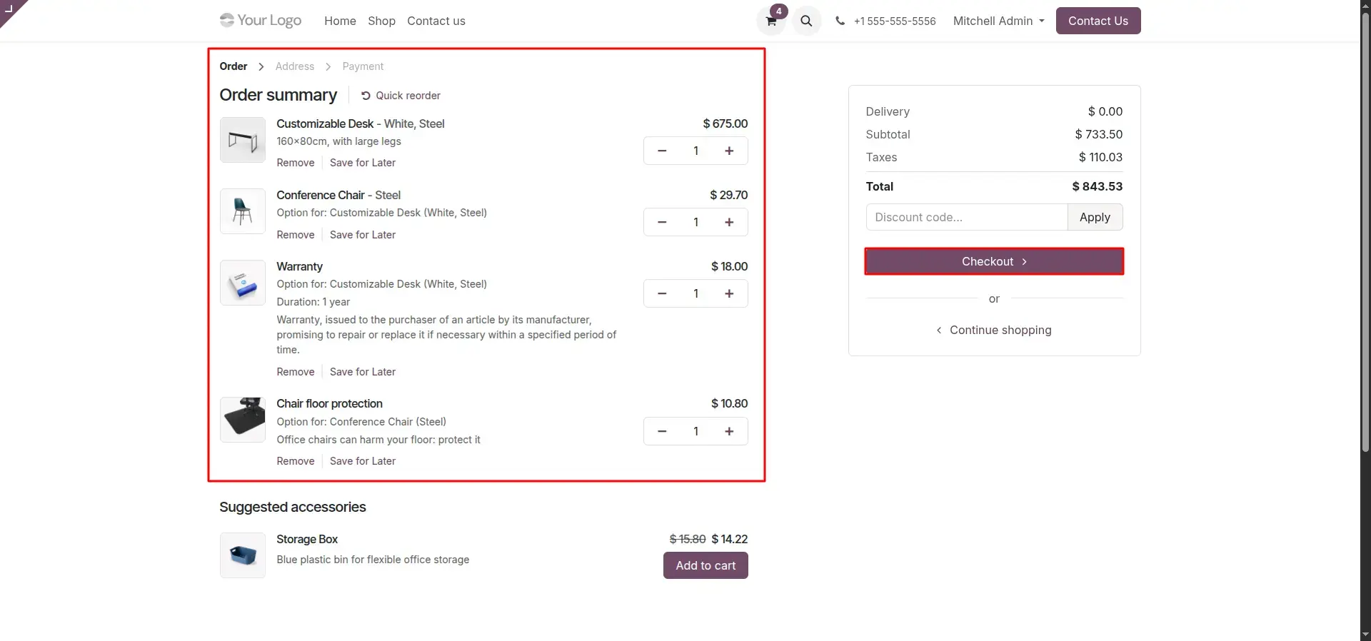 Comprehensive Order Review