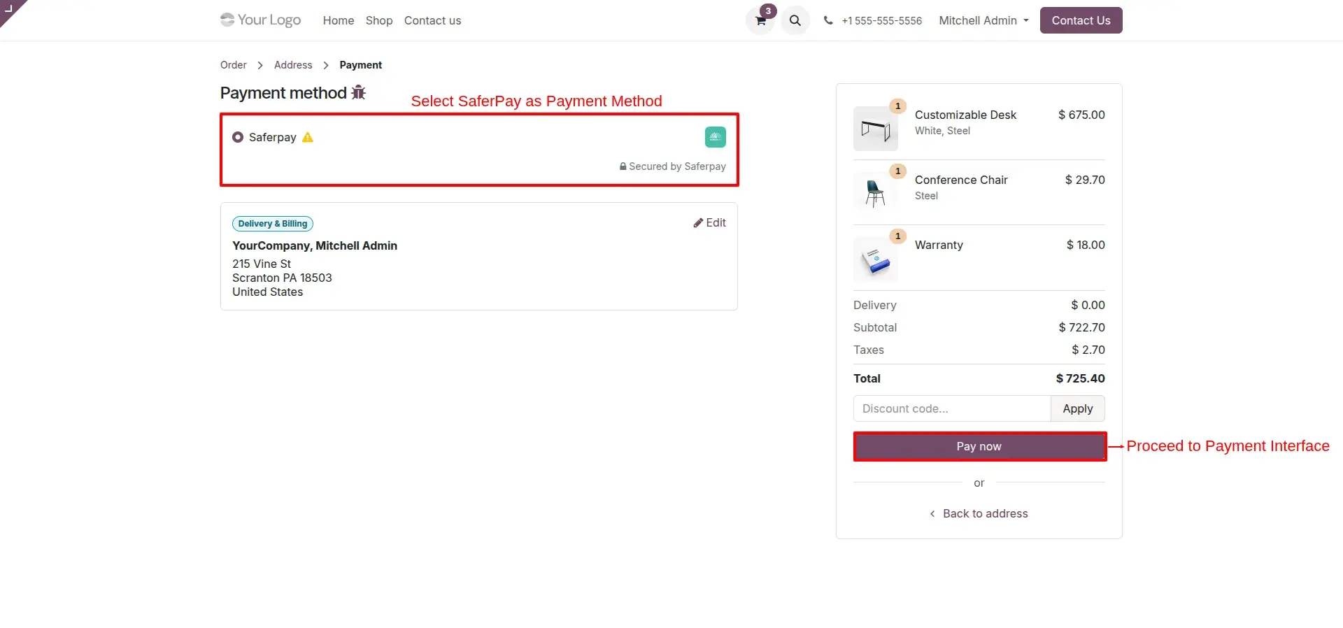 Select Payment Method