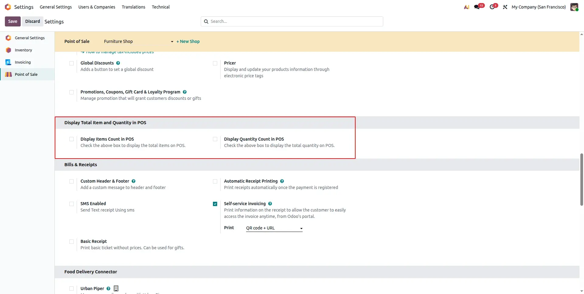 Configuration view
