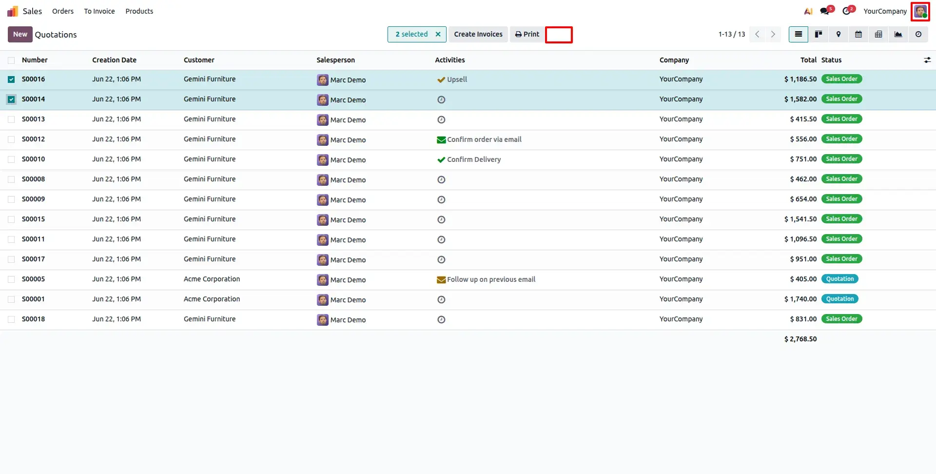 After Restriction Sale Order List View
