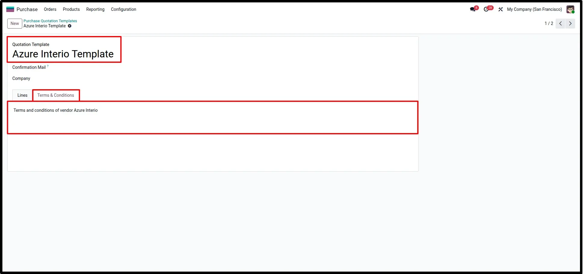 Define Terms and Conditions
