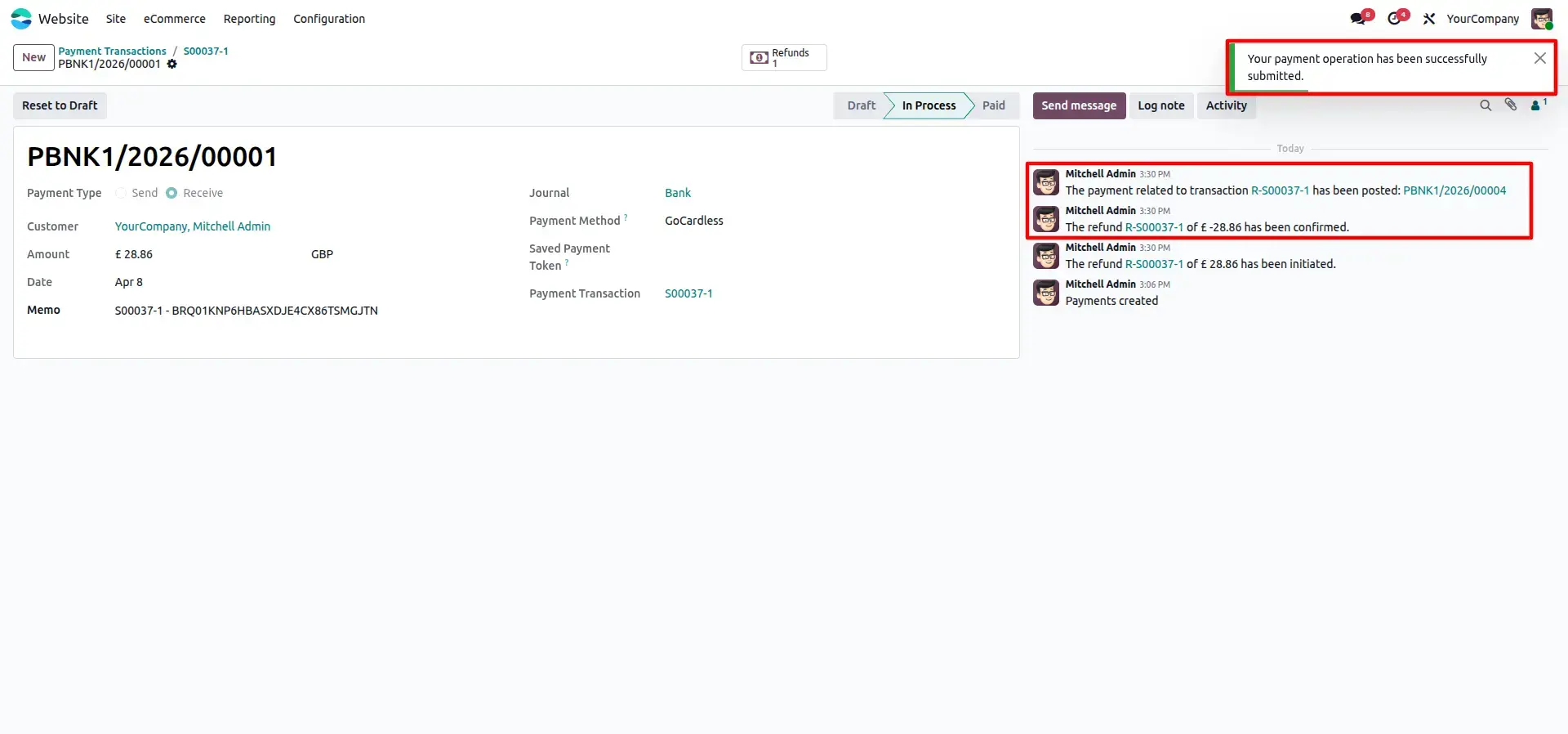 Automated Status Tracking