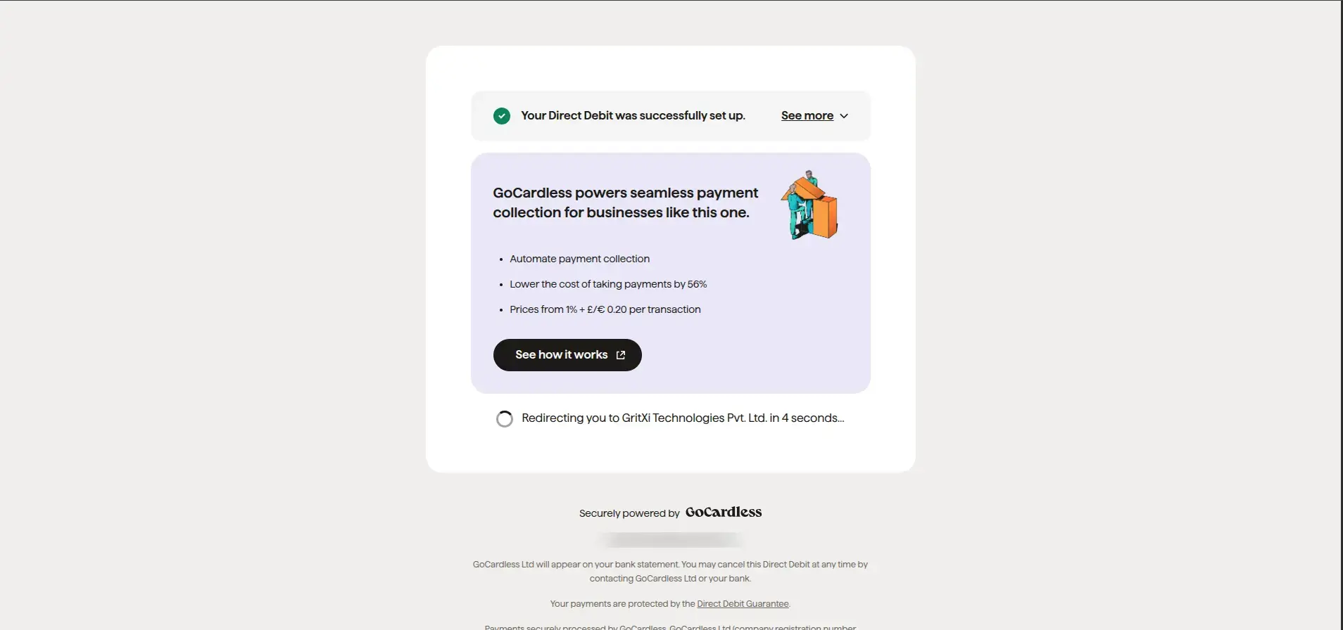 Payment Setup Successful