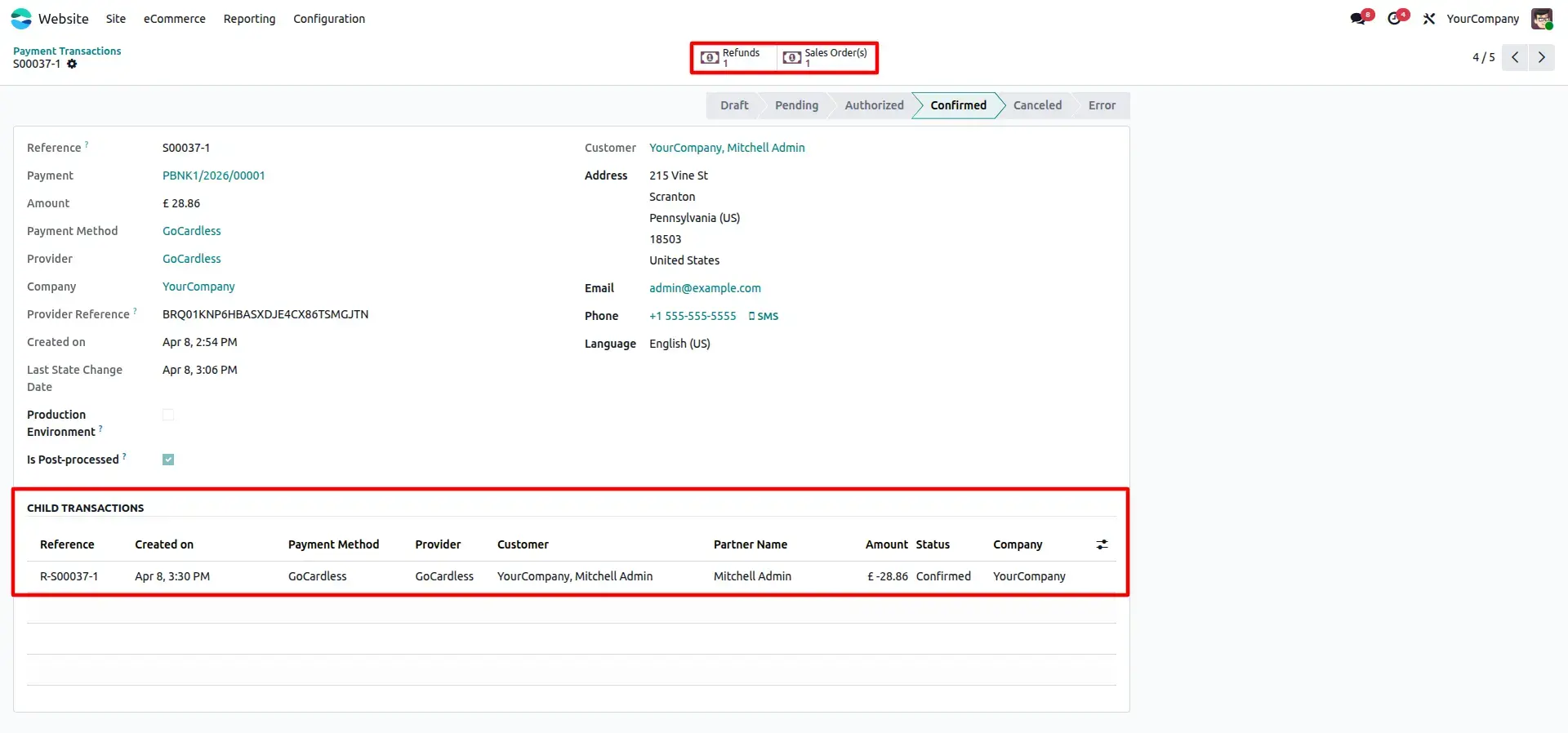 Transaction Lifecycle Management