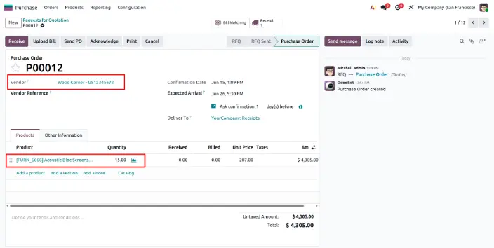 Step 6 Review and Confirm the Purchase Order