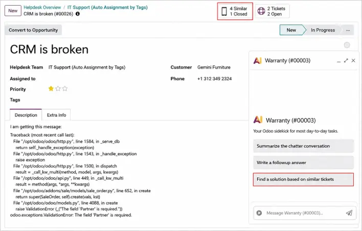 AI-Assisted Helpdesk
