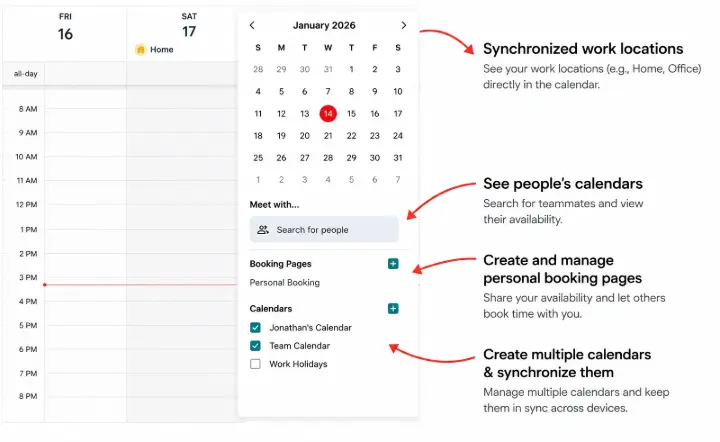 Calendar Enhancements in odoo 20