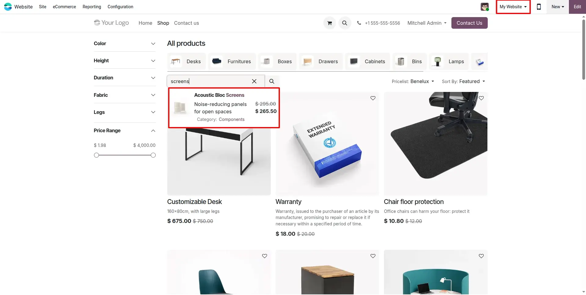 Product Visibility Across Multiple Websites