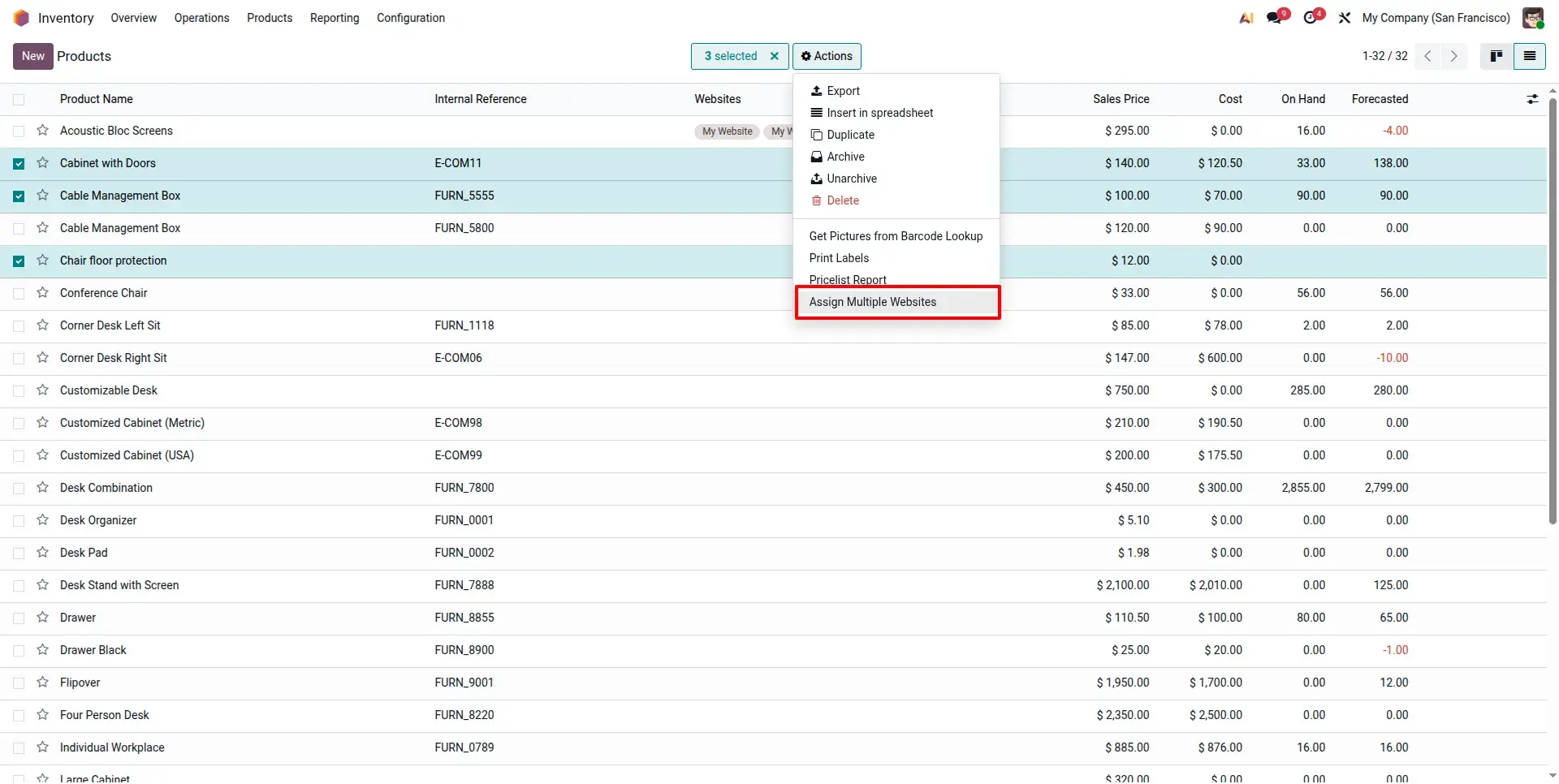 Bulk Website Assignment Wizard