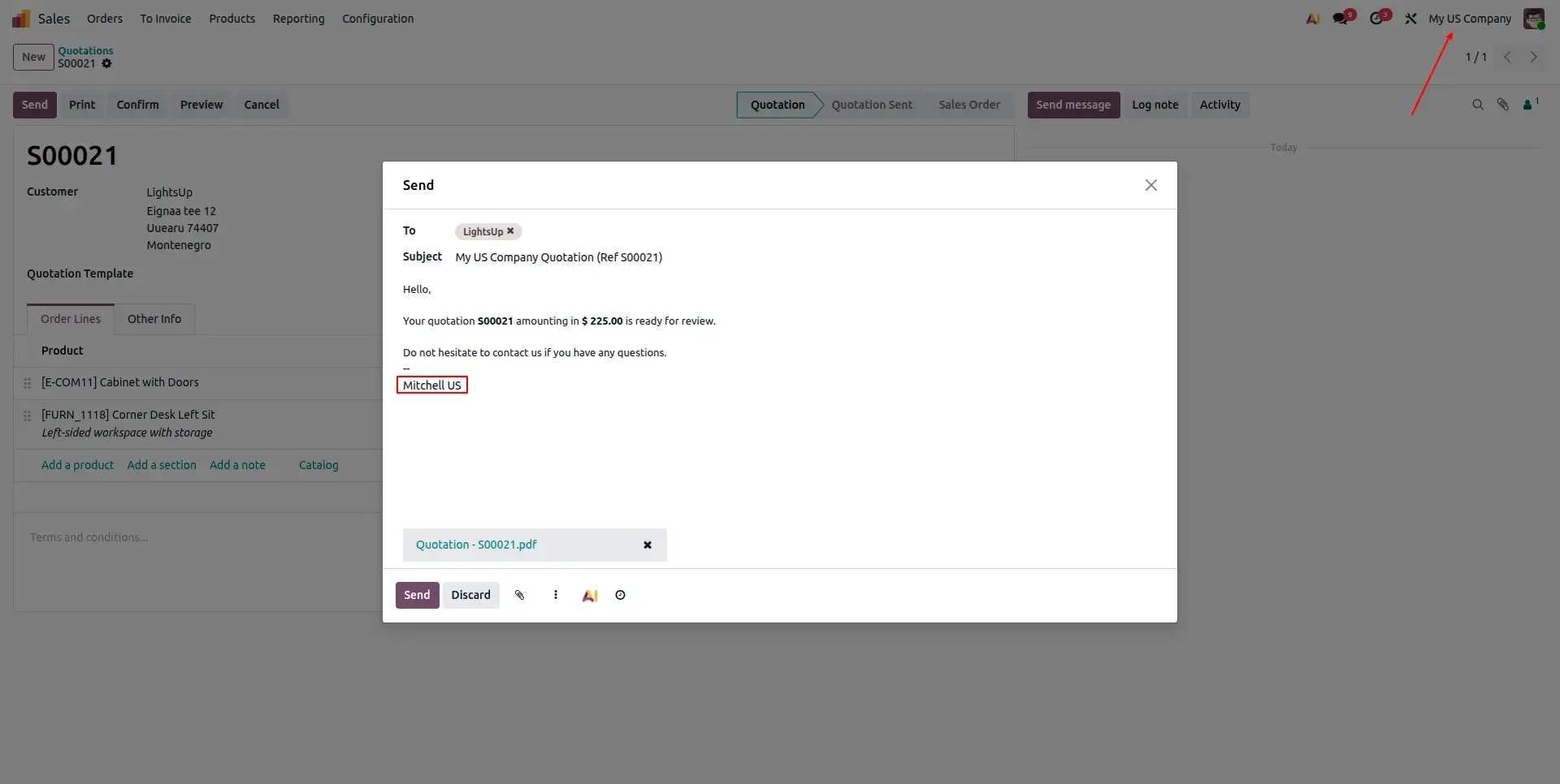 Automatic Signature Switching