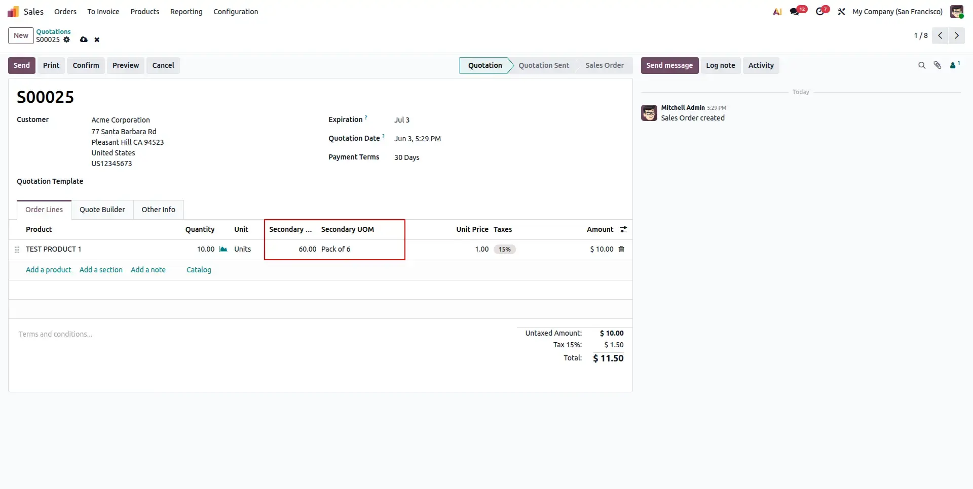 Automatic Quantity Conversion
