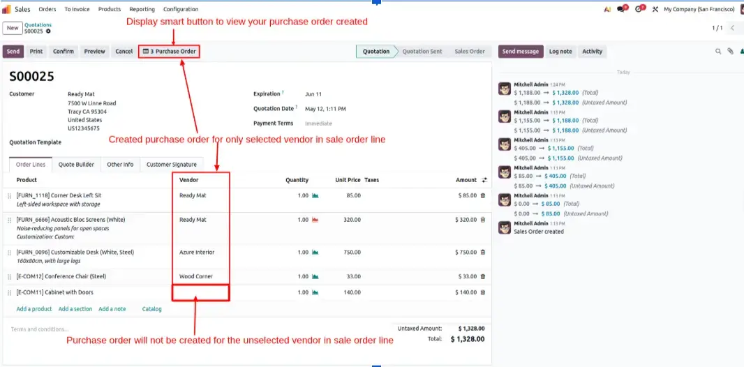 View the Purchase Order
