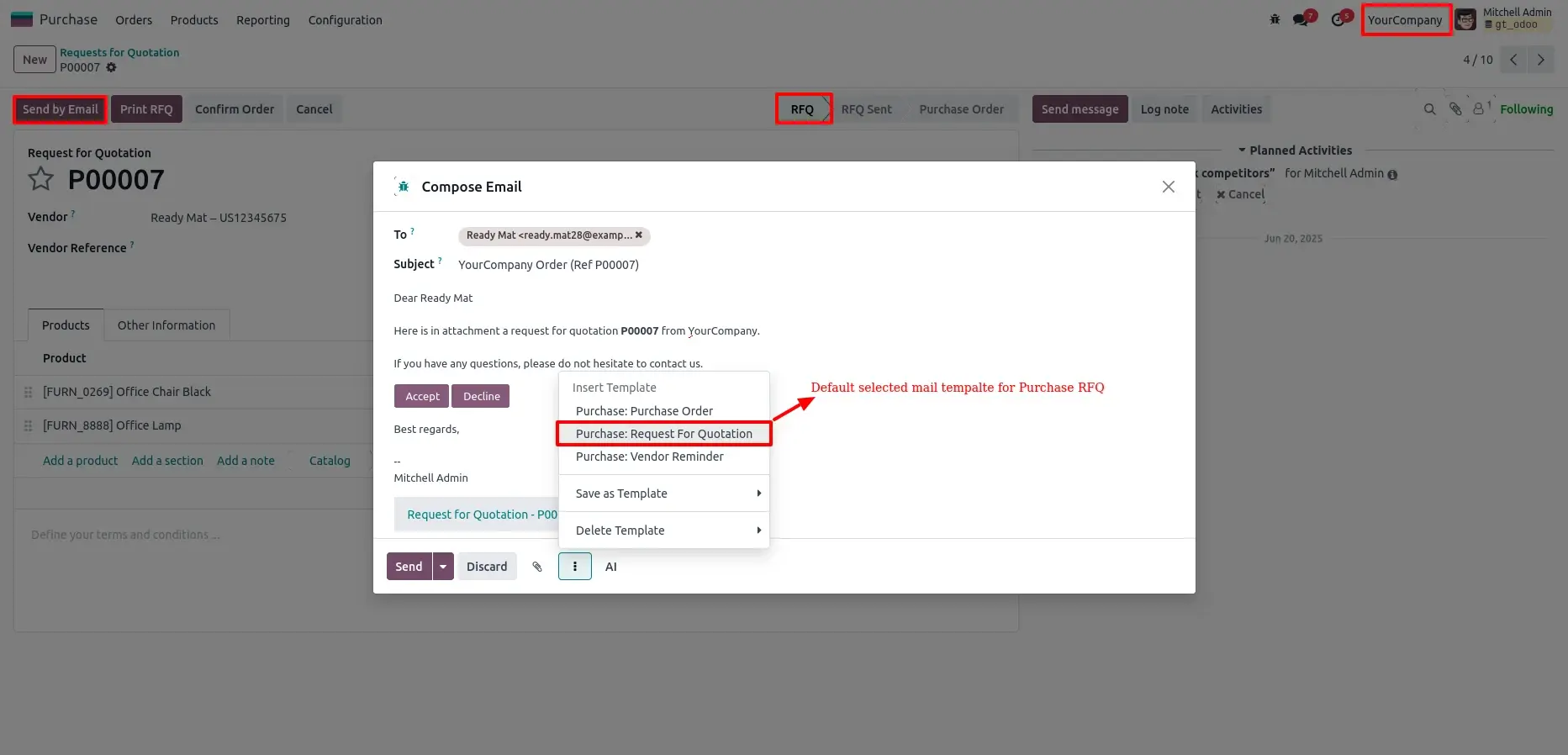 Request for Quotation