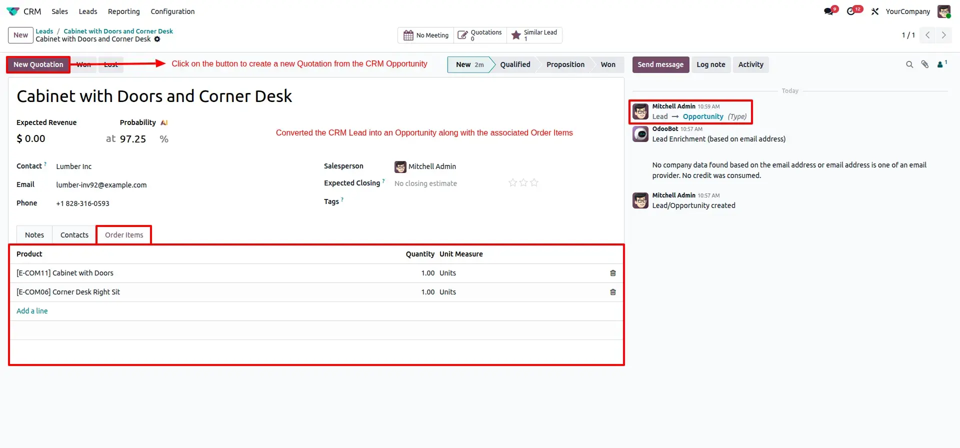 Create Quotation
