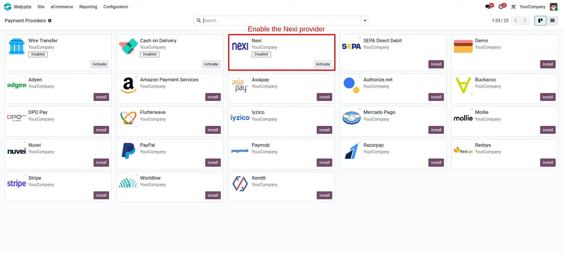 Access Providers
