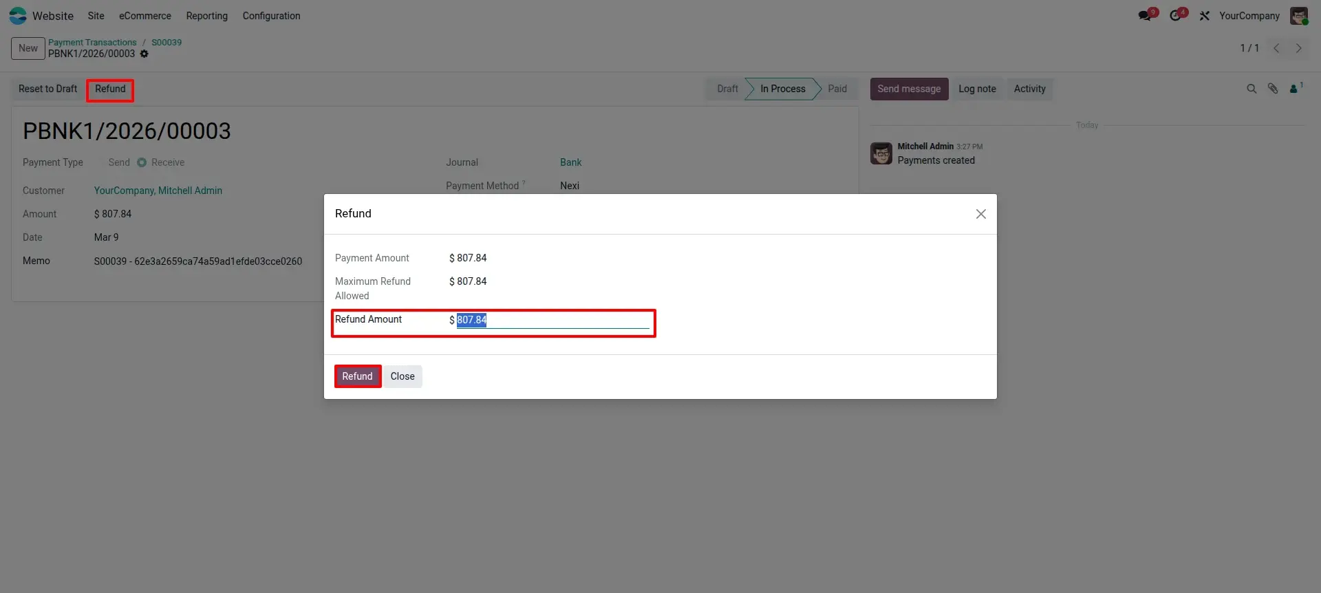 Refund Management